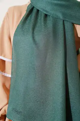 Pırıltı Soft Şal Yeşil - Başörtüsü