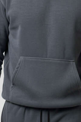 Polar Kapüşonlu Erkek Eşofman Takımı Antrasit - ERKEK İKİLİ TAKIM