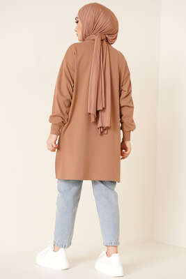 Polen Serisi Tunik Latte - Tunik