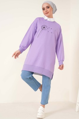 Polen Serisi Tunik Lila - Tunik