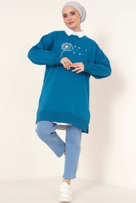 Polen Serisi Tunik Petrol - Tunik