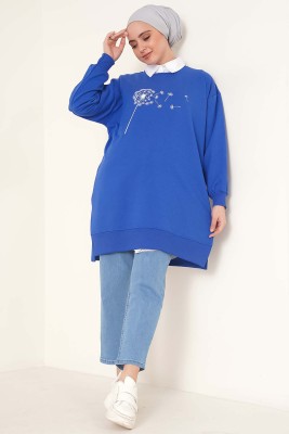 Polen Serisi Tunik Saks - Tunik