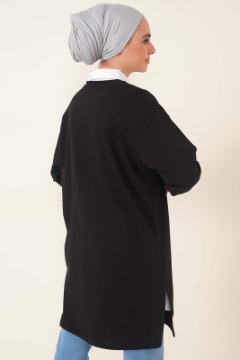 Polen Serisi Tunik Siyah - Tunik