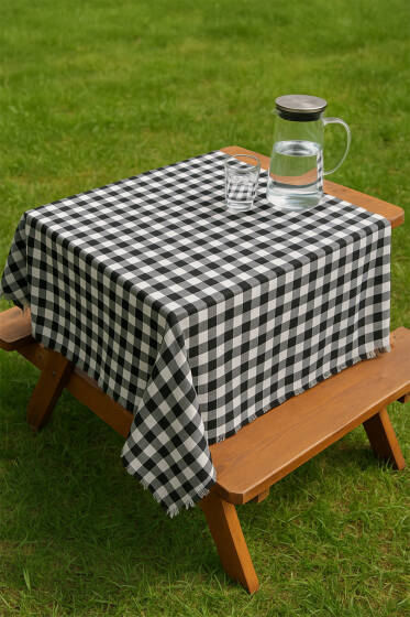 Pötikare Piknik Örtüsü Beyaz - Masa Örtüsü