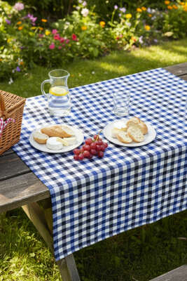 Pötikare Piknik Örtüsü Mavi 