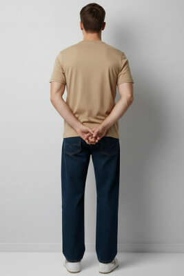 Quıet Dreams Baskılı T-shirt Camel - Erkek T-shirt