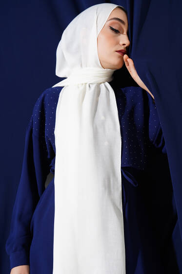 Rami Naturel Şal Ekru -104 - Başörtüsü