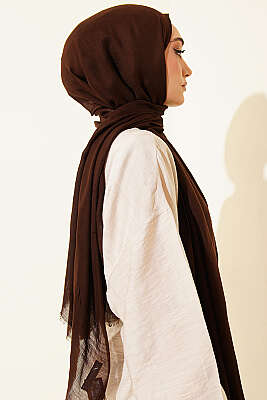 Rami Tencel Şal Acı Kahve - Başörtüsü