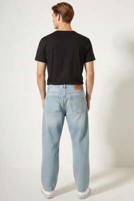 Regular Fit Cepli Kot Erkek Pantolon Mint - Erkek Pantolon