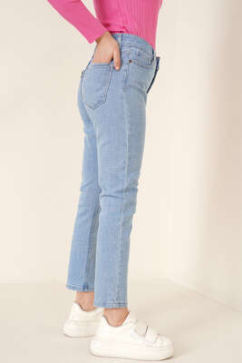 Regular Fit Likralı Pantolon Açık Mavi - 300-500 TL Ürünler