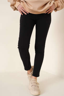 Regular Fit Likralı Pantolon Siyah - 300-500 TL Ürünler