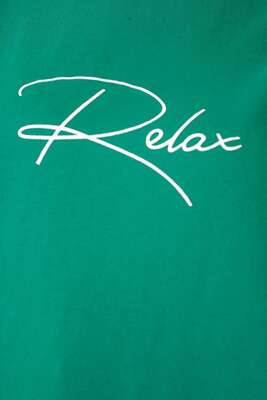 Relax Nakışlı Yeşil Tunik - Tunik