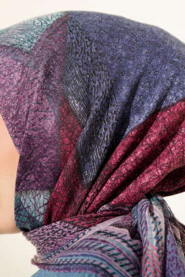 Renkli Flamu Cotton Eşarp Asorti 1 - Başörtüsü