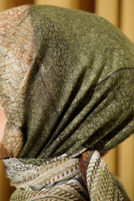 Renkli Flamu Cotton Eşarp Asorti 10 - Başörtüsü