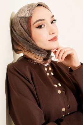 Renkli Flamu Cotton Eşarp Asorti 11 - Başörtüsü