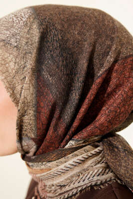 Renkli Flamu Cotton Eşarp Asorti 12 - Başörtüsü