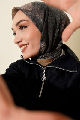 Renkli Flamu Cotton Eşarp Asorti 13 