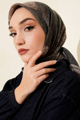 Renkli Flamu Cotton Eşarp Asorti 13 - Başörtüsü