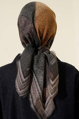 Renkli Flamu Cotton Eşarp Asorti 13 - Başörtüsü