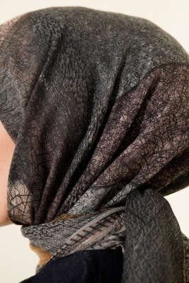 Renkli Flamu Cotton Eşarp Asorti 13 - Başörtüsü