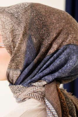 Renkli Flamu Cotton Eşarp Asorti 14 - Başörtüsü