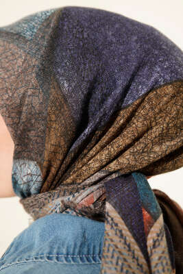 Renkli Flamu Cotton Eşarp Asorti 15 - Başörtüsü