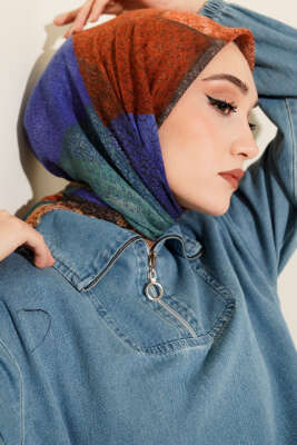 Renkli Flamu Cotton Eşarp Asorti 3 - SİNEM EŞARP