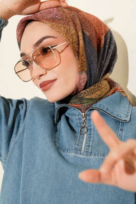 Renkli Flamu Cotton Eşarp Asorti 4 - SİNEM EŞARP