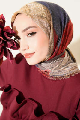 Renkli Flamu Cotton Eşarp Asorti 5 - SİNEM EŞARP