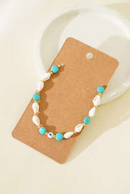 Renkli Halhal Turkuaz - İNCİ BİJÜTERİ