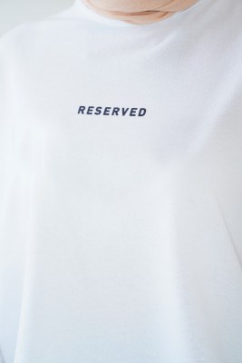 Reserved Serisi Beyaz Tunik - Thumbnail