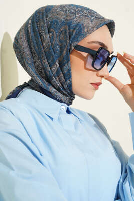 Retro Desen Bambu Kraş Eşarp Parlement - Günün Seçilenleri