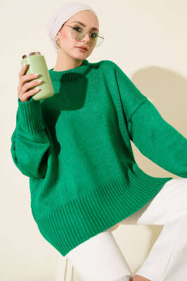 Ribana Görünümlü Triko Tunik Benetton 