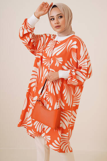 Ribanalı Gömlek Oranj - Gömlek