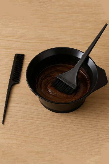 Saç Boyama Seti Siyah - Saç Aksesuarları