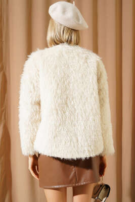 Saçaklı Kısa Mont Taş - Kadın Giyim Modelleri