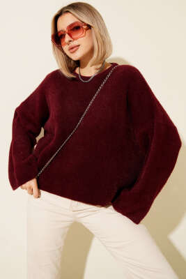 Sakallı Basic Kazak Bordo - KECHI WOMAN