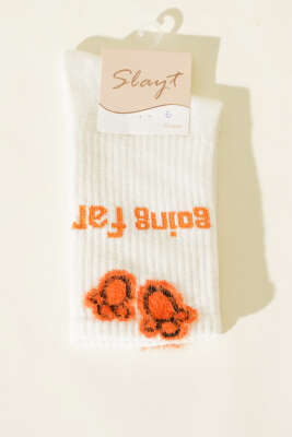 Sakallı Going Far Soket Kadın Çorap Ekru - SLAYT