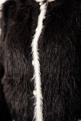 Sakallı Gold Düğmeli Hırka Siyah - Kadın Giyim Modelleri