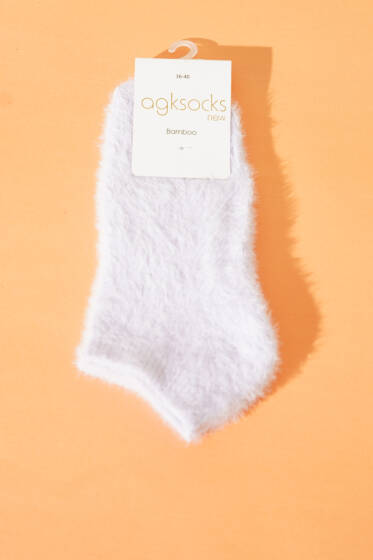 Sakallı Kadın Patik Çorap Lila - Babet / Patik Çorap