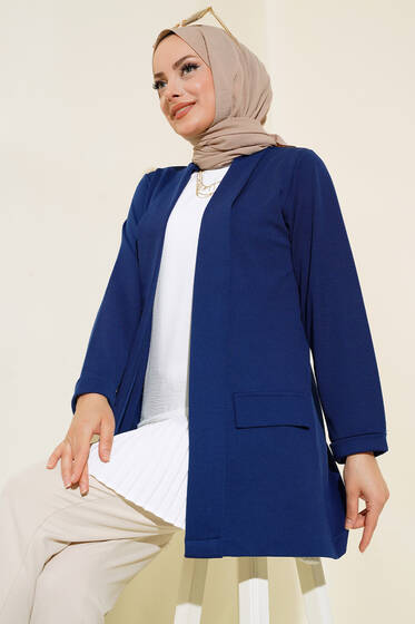 Şal Yaka Ceket Lacivert - Ceket