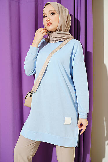 Salaş Armalı Tunik Bebe Mavi - Tunik