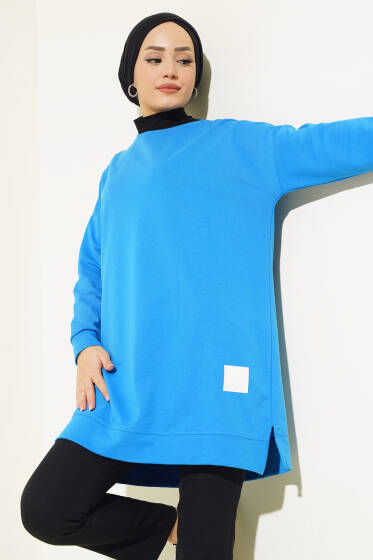 Salaş Armalı Tunik Bondi Mavisi - Tunik