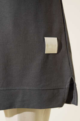 Salaş Armalı Tunik Füme - Yılın Fırsatı