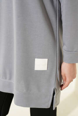 Salaş Armalı Tunik Kayrak Grisi - Tunik