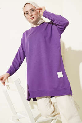 Salaş Armalı Tunik Lila 