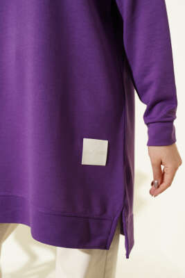 Salaş Armalı Tunik Lila - Yılın Fırsatı