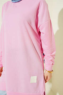 Salaş Armalı Tunik Pembe - Tunik