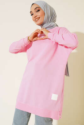 Salaş Armalı Tunik Pembe 