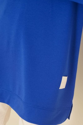 Salaş Armalı Tunik Saks - Yılın Fırsatı